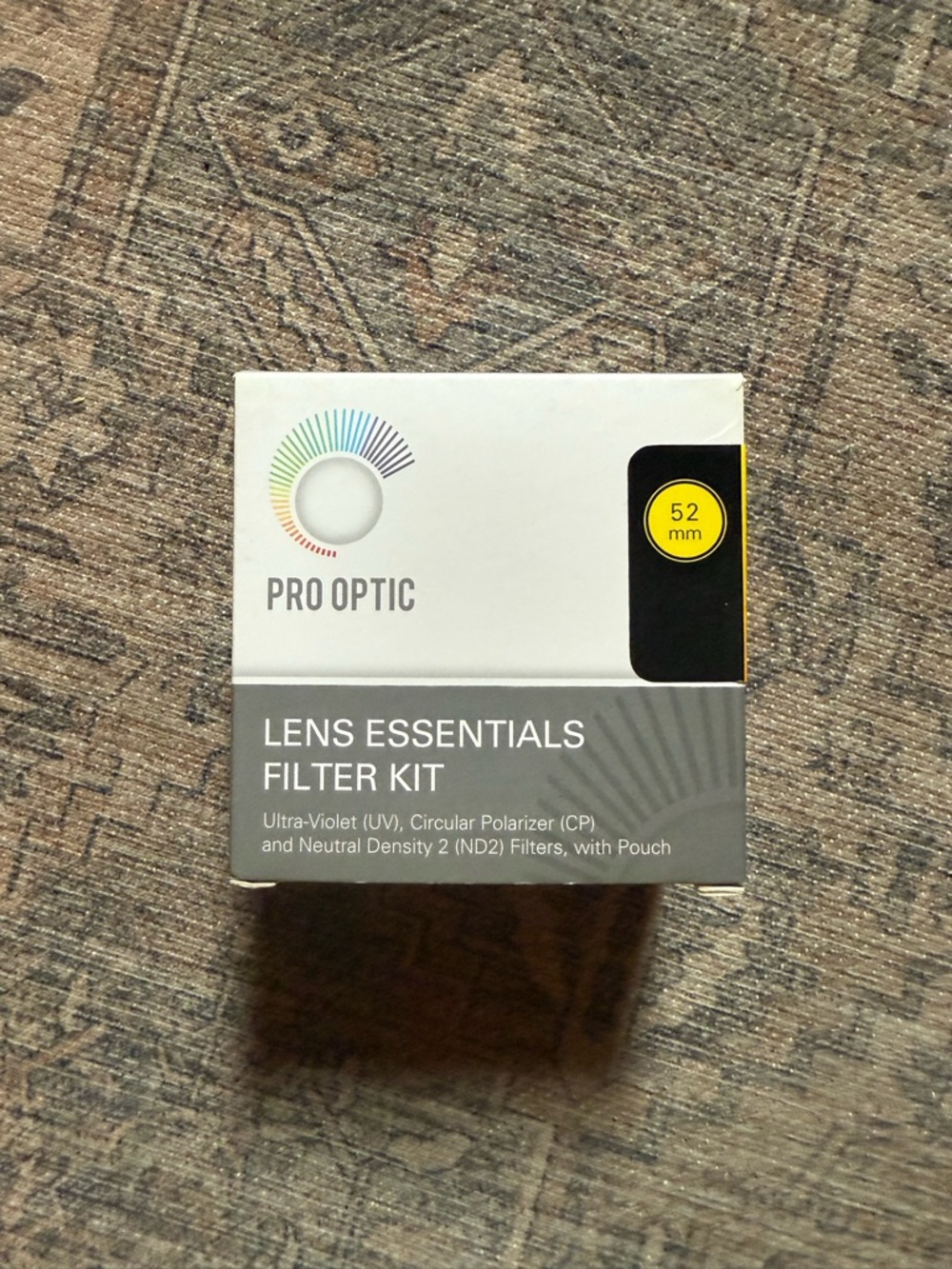 Camera Lens Filter Kit Box - White